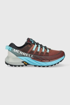 Podrobnoe foto черевики merrell agility peak 4 колір бордовий