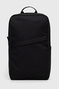 foto рюкзак jack wolfskin колір чорний великий з принтом
