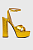 foto шкіряні сандалі patrizia pepe колір золотий 2x0028 l069 y441