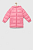 foto дитяча пухова куртка adidas originals колір рожевий