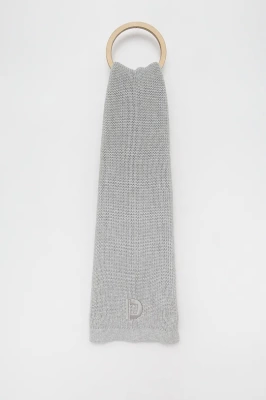 Podrobnoe foto шарф tom tailor чоловічий колір сірий однотонний