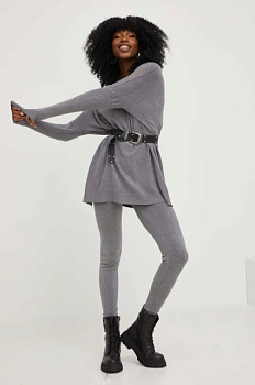 foto комплект - светр і штани answear lab колір сірий