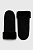 foto замшеві рукавички pieces жіночі колір чорний