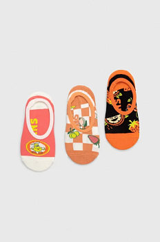 foto дитячі шкарпетки vans let there be fruit cano calypso coral 3 шт колір помаранчевий