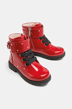 foto дитячі черевики mayoral колір червоний