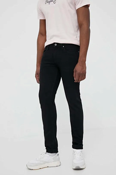 foto джинси pepe jeans hatch чоловічі колір чорний