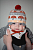 foto дитяча шапка з домішкою вовни reima колір помаранчевий з товстого трикотажу