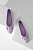 foto шкіряні балетки answear lab колір фіолетовий