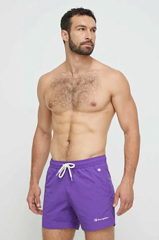 foto купальні шорти champion колір фіолетовий