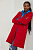 foto пальто answear lab жіноче колір червоний перехідне