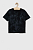 foto дитяча бавовняна футболка sisley колір чорний візерунок