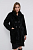 foto пальто morgan жіноче колір чорний перехідне двобортне