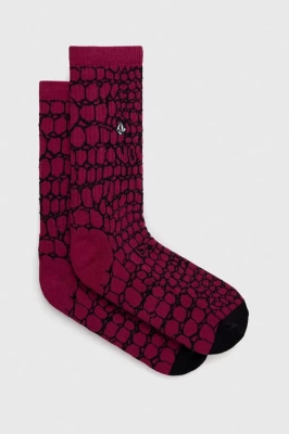 Podrobnoe foto шкарпетки volcom чоловічі колір фіолетовий