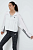 foto куртка для тренувань adidas performance hyperglam колір білий перехідна oversize