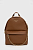 foto шкіряний рюкзак michael michael kors жіночий колір коричневий малий однотонний