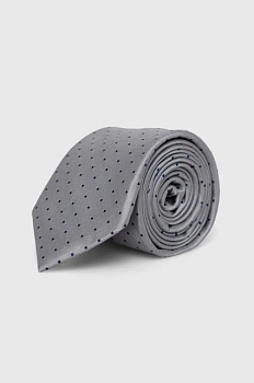 foto шовковий галстук michael kors колір сірий