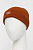 foto шапка dickies колір коричневий з товстого трикотажу