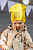 foto дитяча бавовняна шапка jamiks aragorn колір жовтий з тонкого трикотажу з бавовни
