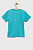 foto дитяча футболка columbia mirror creek short sleeve graphic shirt колір бірюзовий