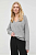foto вовняний светр twinset жіночий колір сірий легкий