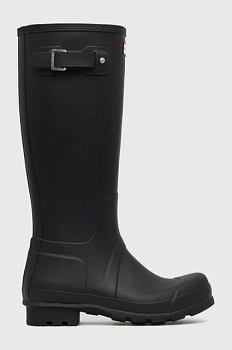 foto гумові чоботи hunter original tall чоловічі колір чорний mft9000rma