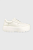 foto шкіряні кросівки ugg marin mega lace колір білий 1133970