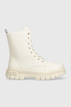foto зимове взуття tommy hilfiger колір білий
