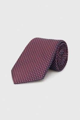 Podrobnoe foto краватка з домішкою шовку boss колір червоний