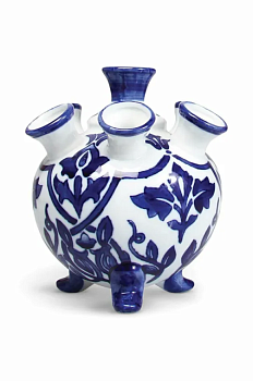 foto декоративна ваза tulip blue