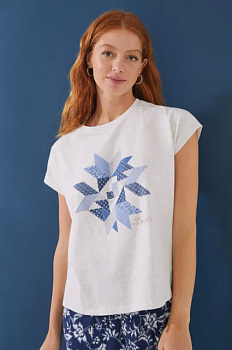foto піжамна футболка women'secret mix & match колір сірий