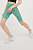 foto шорти для тренувань adidas by stella mccartney truepurpose жіночі колір зелений візерунок висока посадка