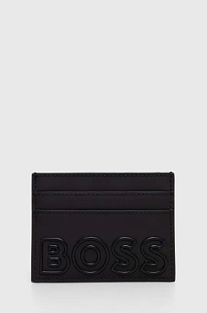 foto чохол на банківські карти boss колір чорний
