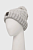 foto шапка з домішкою вовни superdry колір сірий з товстого трикотажу