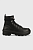 foto черевики hunter rebel explorer жіночі колір чорний на плоскому ходу wfp1105lnr