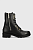 foto шкіряні черевики tommy hilfiger th essentials biker boot жіночі колір чорний на плоскому ходу утеплене