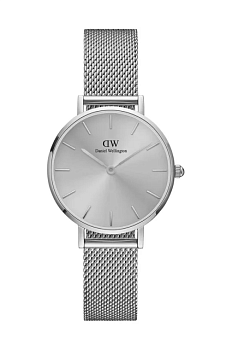 foto годинник daniel wellington petite unitone 28 жіночий колір срібний