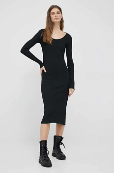 foto сукня tommy hilfiger колір чорний mini облягаюча