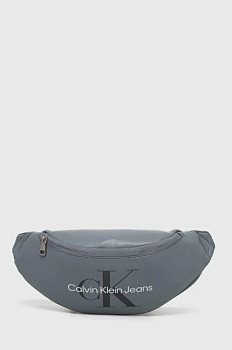 foto сумка на пояс calvin klein jeans колір сірий