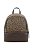 foto дитячий рюкзак michael kors колір коричневий малий візерунок