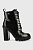 foto черевики tommy jeans tommy jeans heeled boot жіночі колір чорний каблук блок
