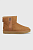 foto замшеві чоботи ugg w classic mini slide logo ii колір коричневий