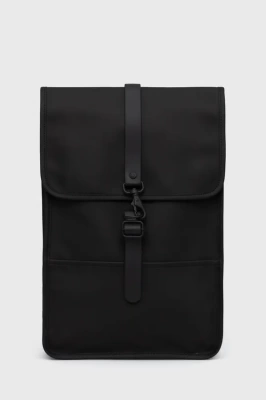 Podrobnoe foto рюкзак rains 12800 backpack mini колір чорний великий гладкий
