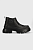 foto черевики karl lagerfeld trekka max жіночі колір чорний на платформі