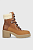 foto шкіряні черевики tommy hilfiger heel laced monogram boot жіночі колір коричневий каблук блок