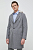 foto пальто з домішкою вовни boss колір сірий перехідний oversize