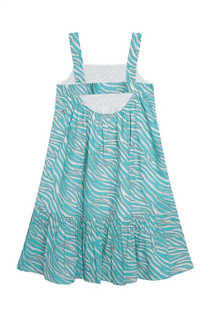 foto дитяча бавовняна сукня michael kors колір бірюзовий mini oversize