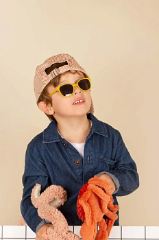 foto дитячі сонцезахисні окуляри ki et la wazz колір жовтий