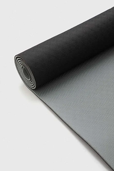 foto килимок для йоги casall position колір чорний