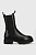 foto шкіряні черевики karl lagerfeld aria жіночі колір чорний на платформі
