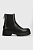 foto шкіряні черевики hugo kris жіночі колір чорний на платформі 50494677